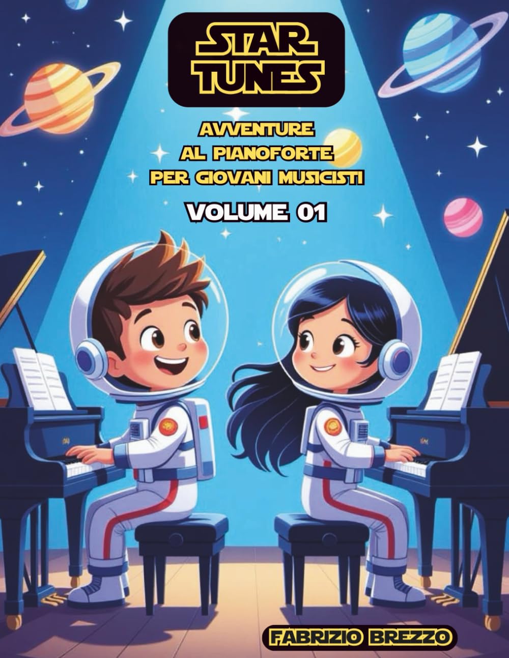 Album piano débutant Star Tunes vol 01 le cadeau idéal d'éveil musical pour enfants