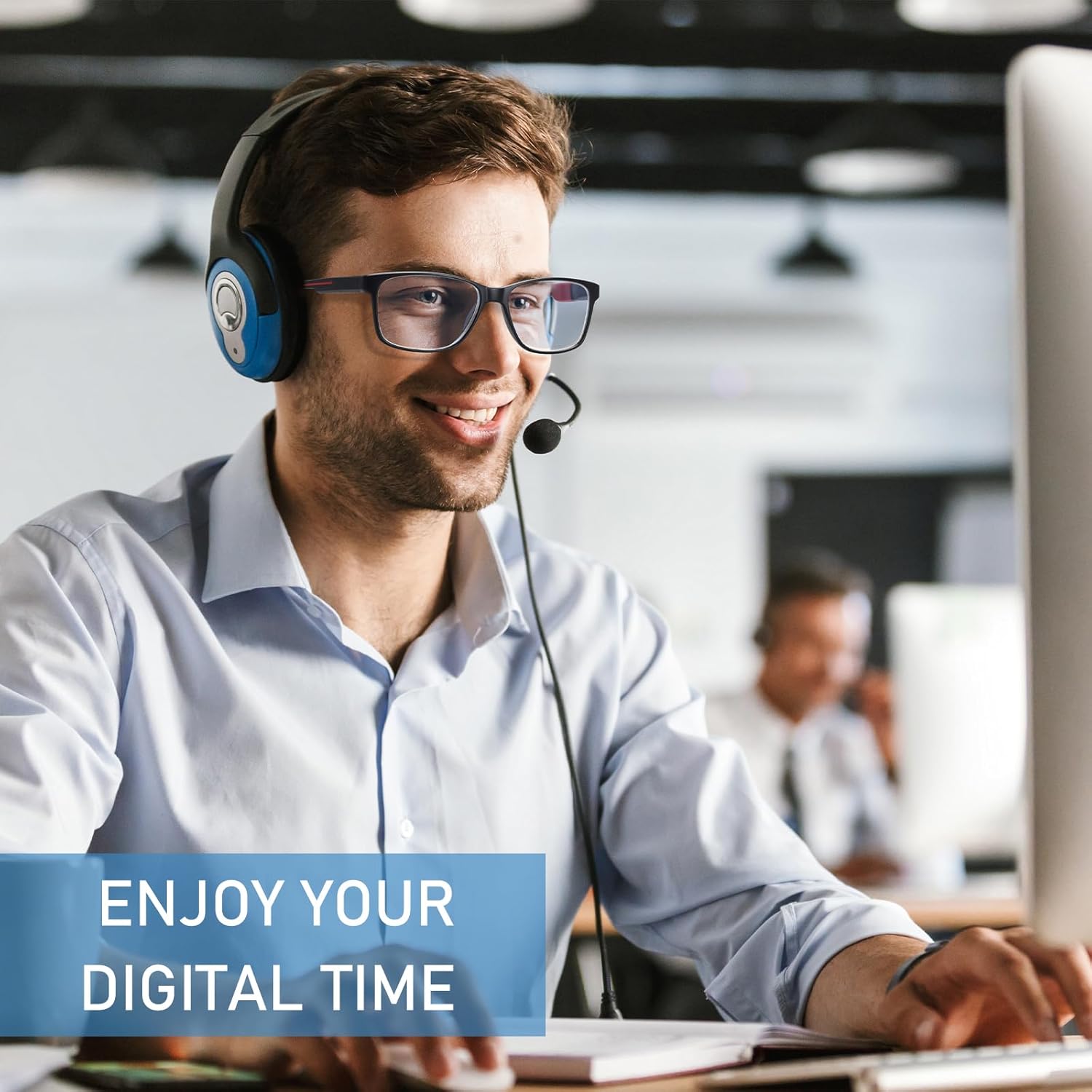 5 Pack Reading Glasses Men Blue Light Blocking Anti Eyestrain Square Computer Readers for Women Eyeglasses - Image 6