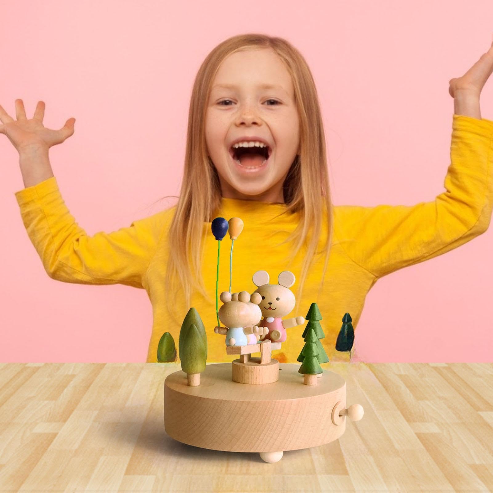 de música para niños, de música de madera, de música para bailarina de Clockwork | de música clásica para niñas, regalo de cumpleaños de Navidad o decorativo de