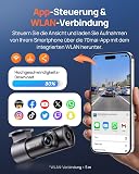 70mai Dashcam Auto M310 Plus 4K, 2160P Mini Dashcam Auto con WiFi e App - 9