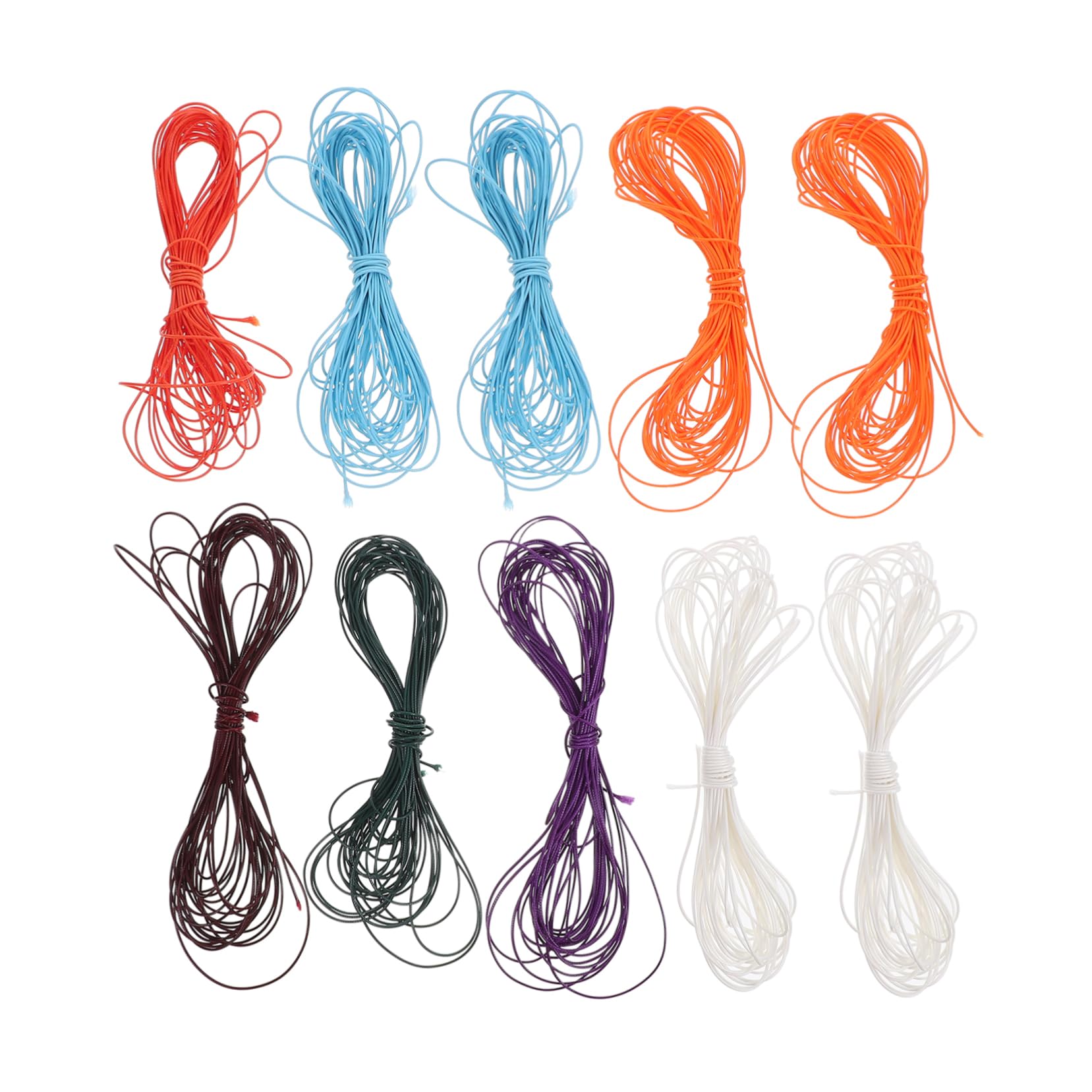 EXCEART 30rollos Cuerda De Cera Para Manualidades Cuerda Tejida Mano Colores Mixtos Para Fabricación De Collares Pulseras y Accesorios De Macramé
