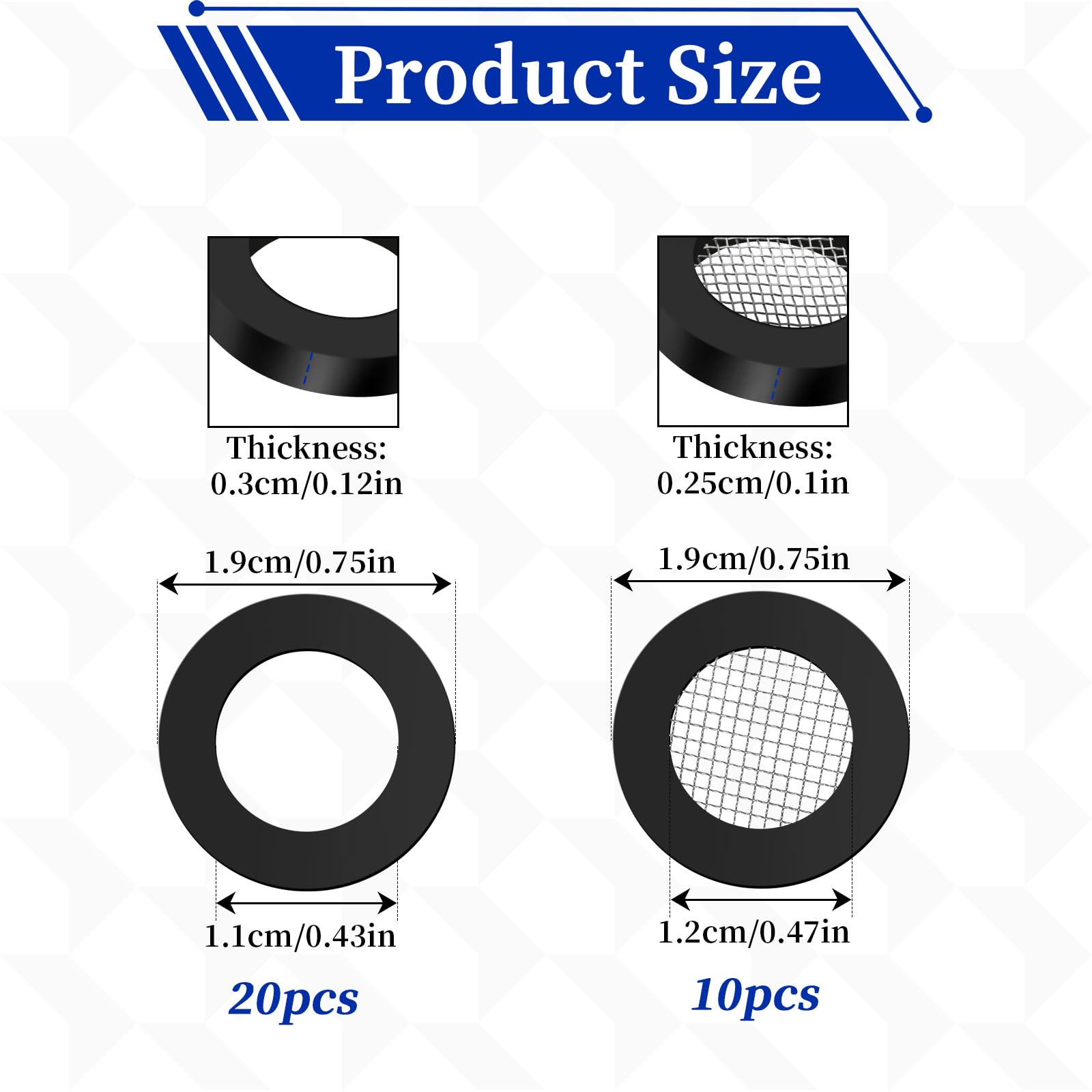 Anelli Di Tenuta Per Spruzzatore - Set Da 10 Pezzi In Gomma, Per Spruzzatori Da 3/5/8L, Ricambi Antiperdita - Foto 10