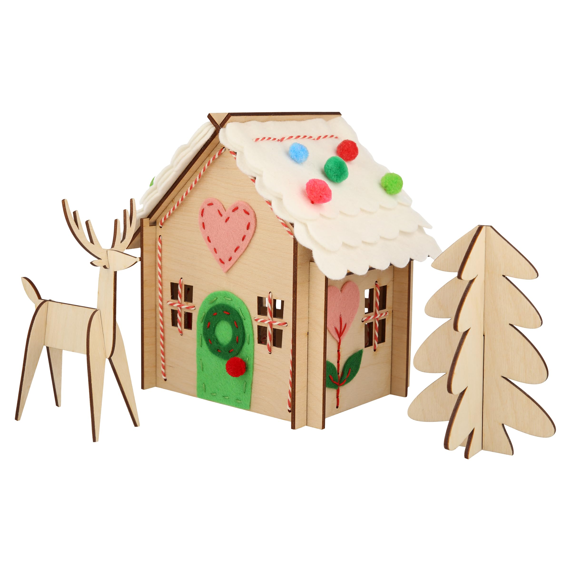 Meri Meri Wooden Gingerbread House Kit