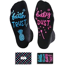 Zmart Pregnancy Socks for Expecting Moms - Mothers Day Gift for New Moms, IVF Socks for Her