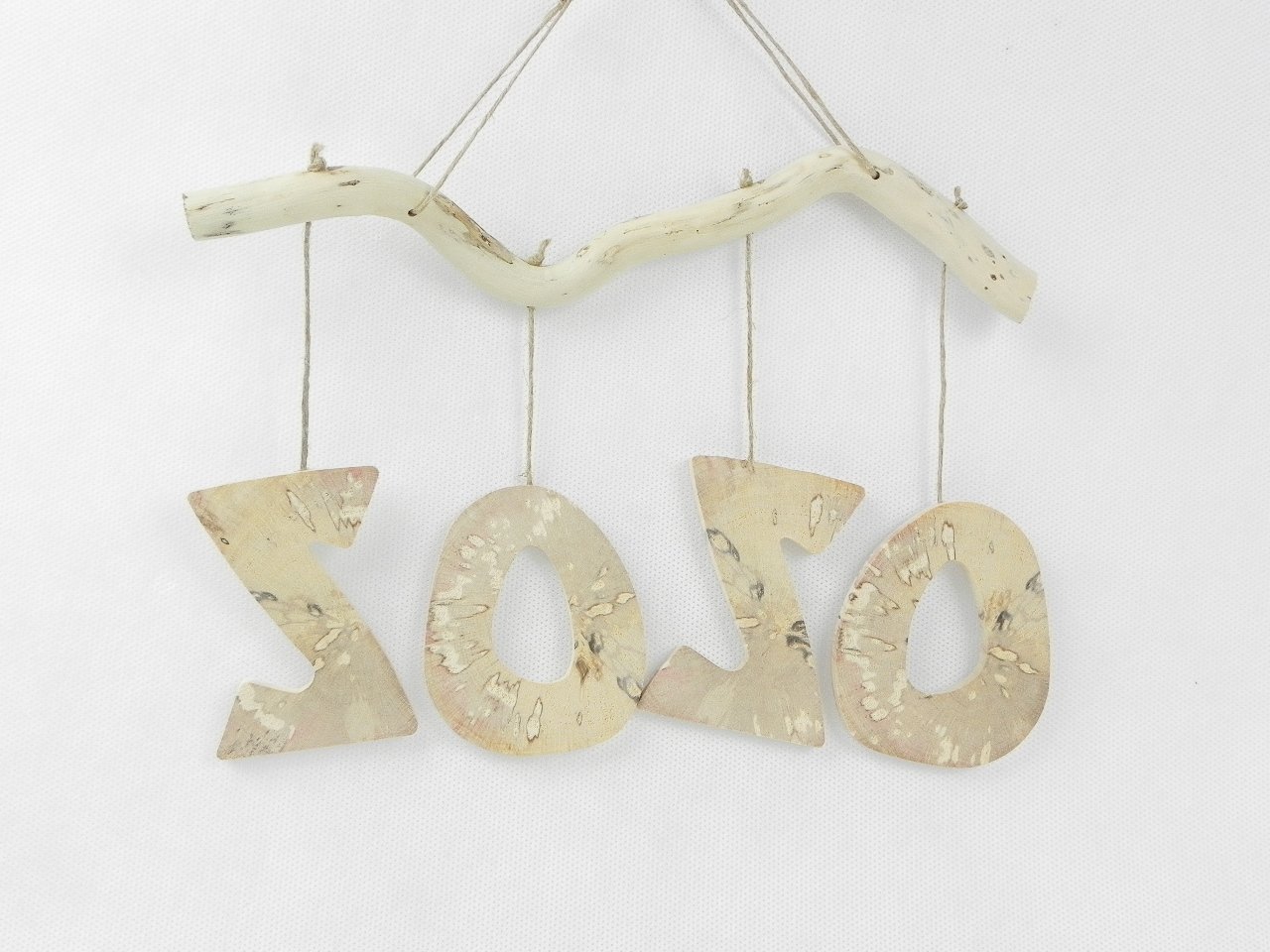 Prénom personnalisé en bois massif naturel, cadeau de naissance personnalisé, prénom pour porte de chambre, lettres en bois, fait main