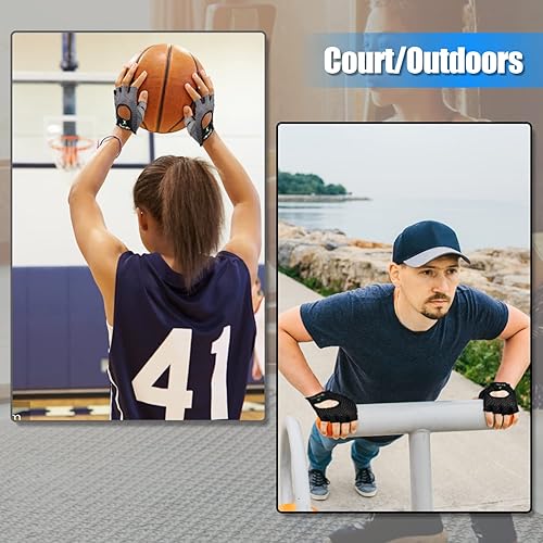 Miniatura 4 de spacepower Workout Gloves, Weight Lifting Gloves for Women&Men, Lightweight Breathable Gym Gloves for Exercise