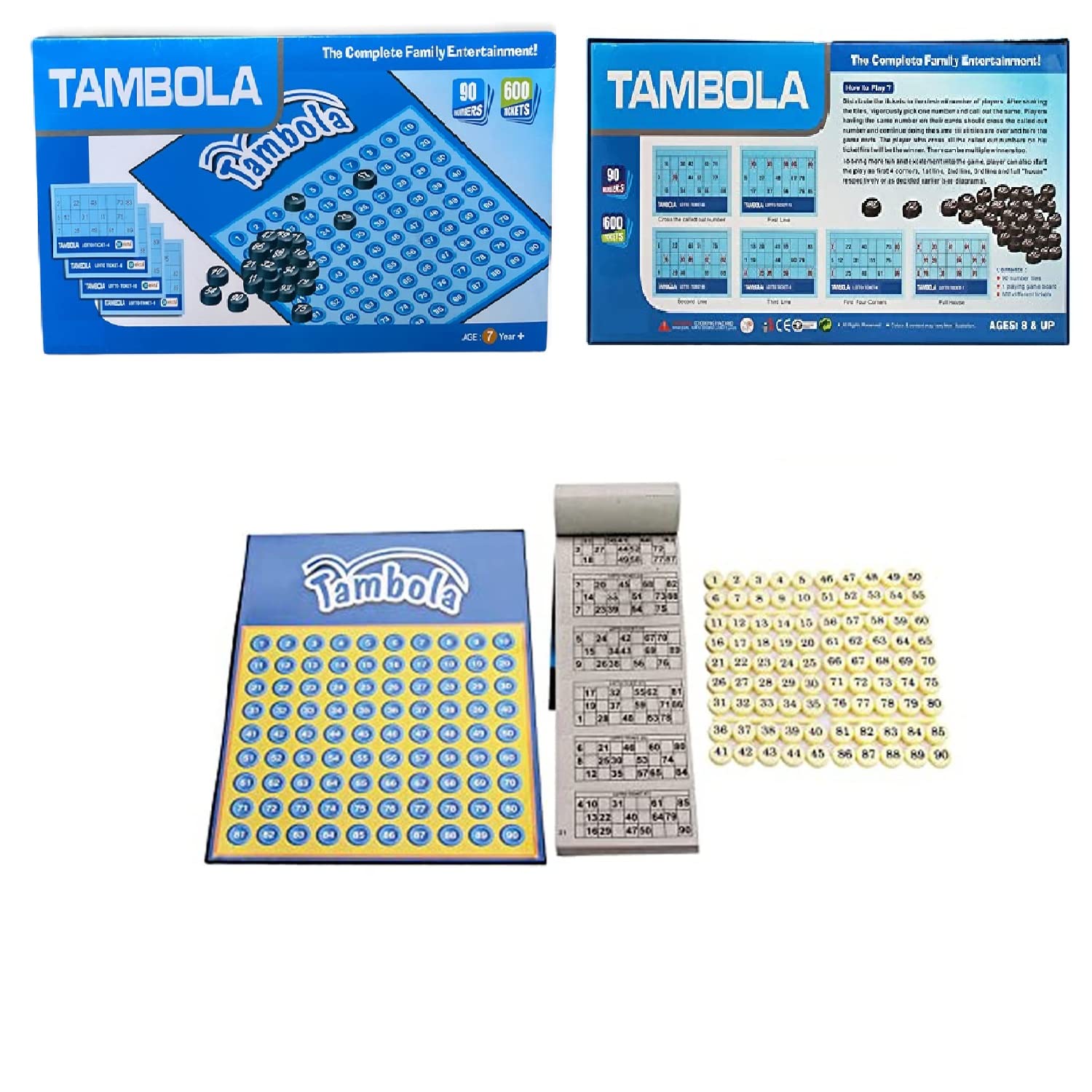 Toyporium® Tambola Housie Board Game for Child | Family Time Pass Board Game| All Age Party & Fun Board Game (B0BJBYR2F1) Amazon Price History, Amazon Price Tracker