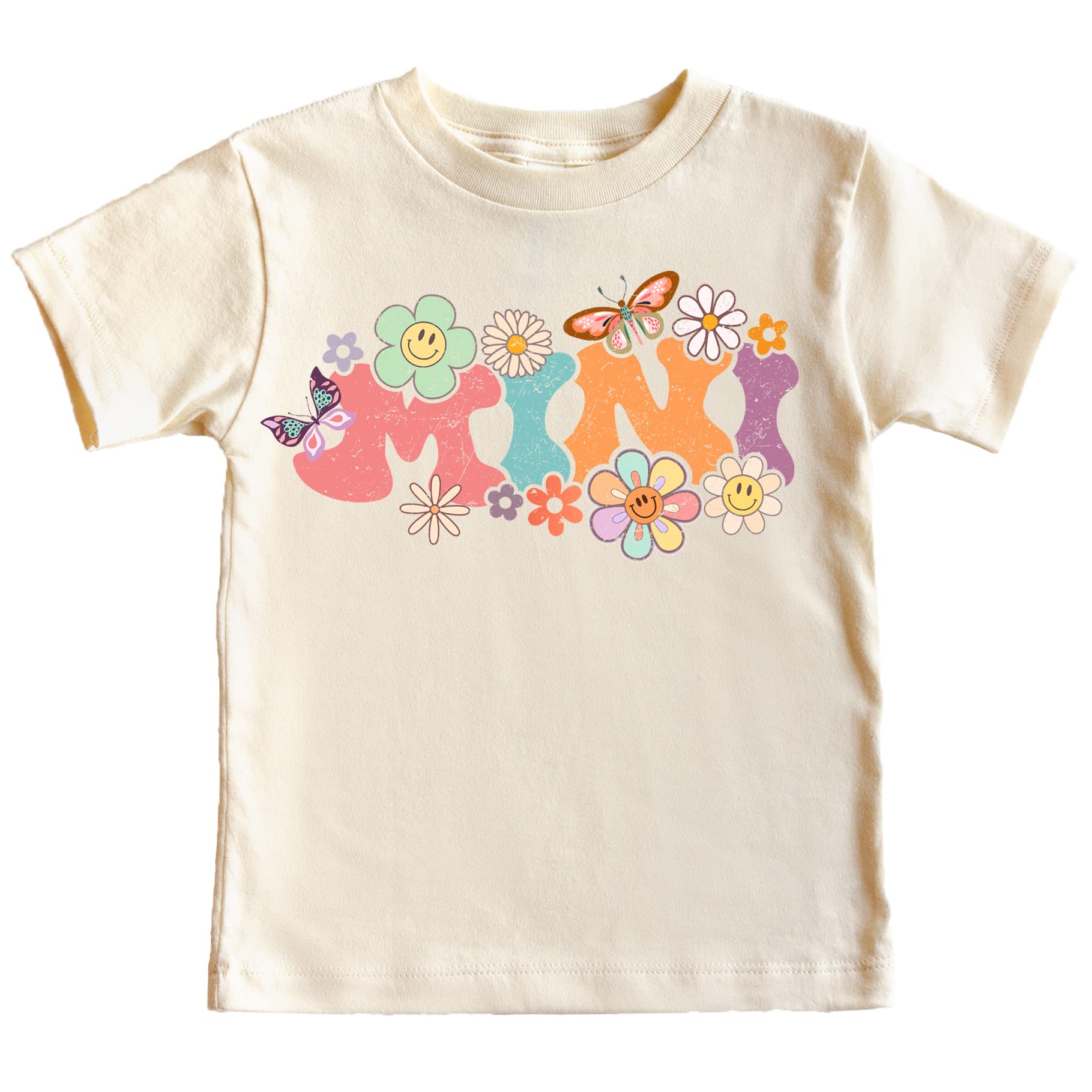Mommy & Me Groovy Daisy Mama & Mini Matching Mother's Day Outfits Natural Shirt 2T