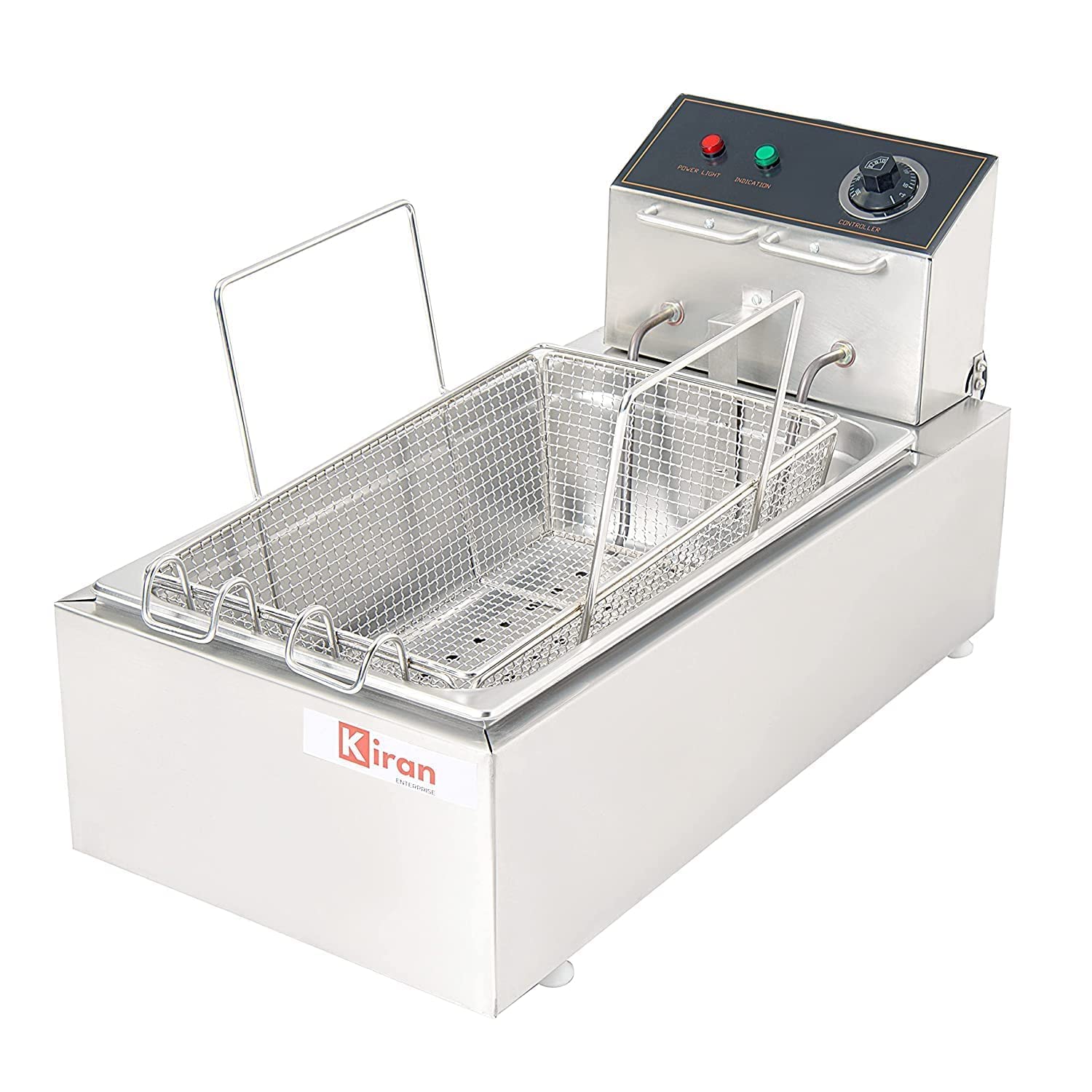 Kiran Enterprises 23 Liter Deep Fryer Vertical Electric with Basket 23 Liter Capacity Electric Deep Fryer-image-22