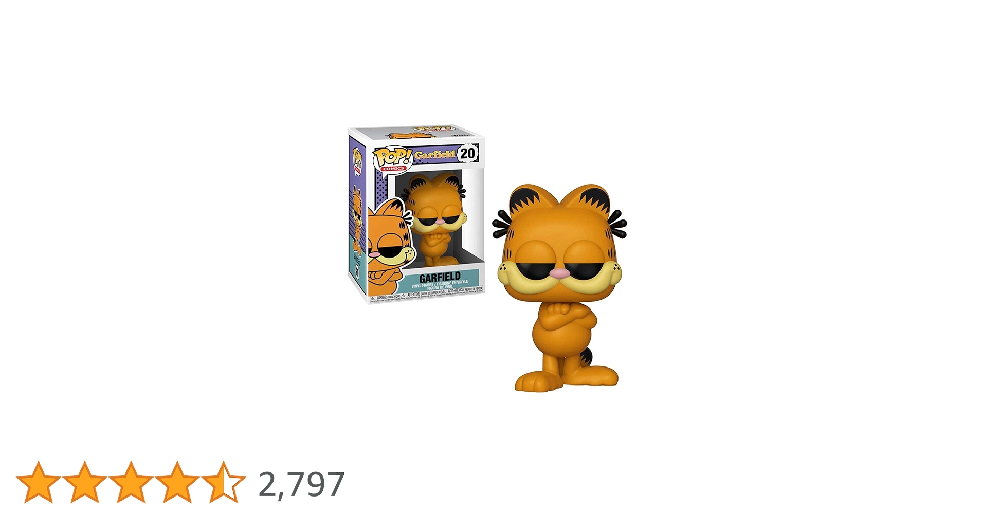 ガーフィールド ＆ オーディ　フィギュア　4体セット　FUNKO　POP Funko POP! Comics: Garfield - Odie, Figures - Amazon Canada