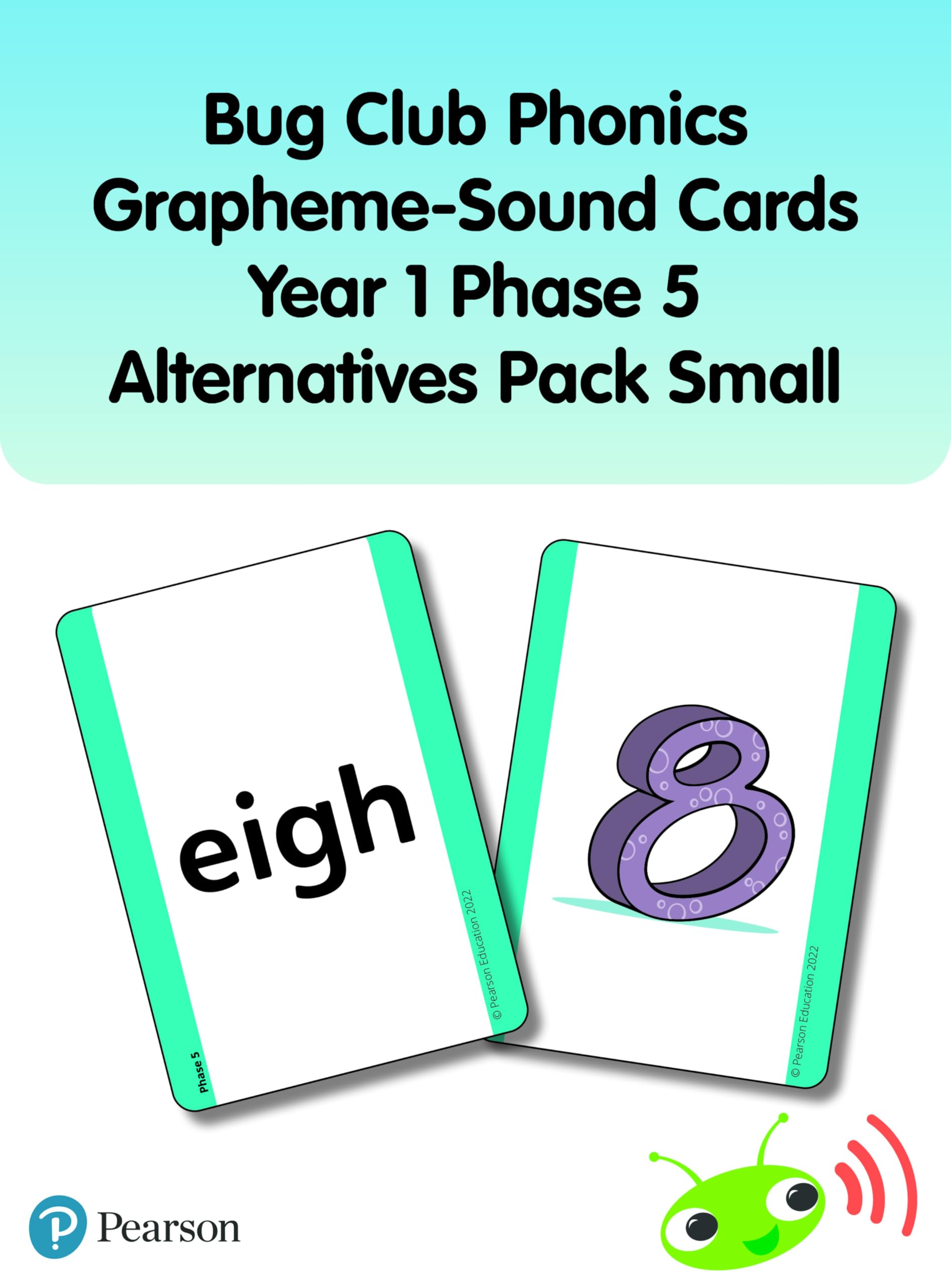 Bug Club Phonics Grapheme-Sound Cards Year 1 Phase 5 Alternatives Pack (Small) (Phonics Bug)