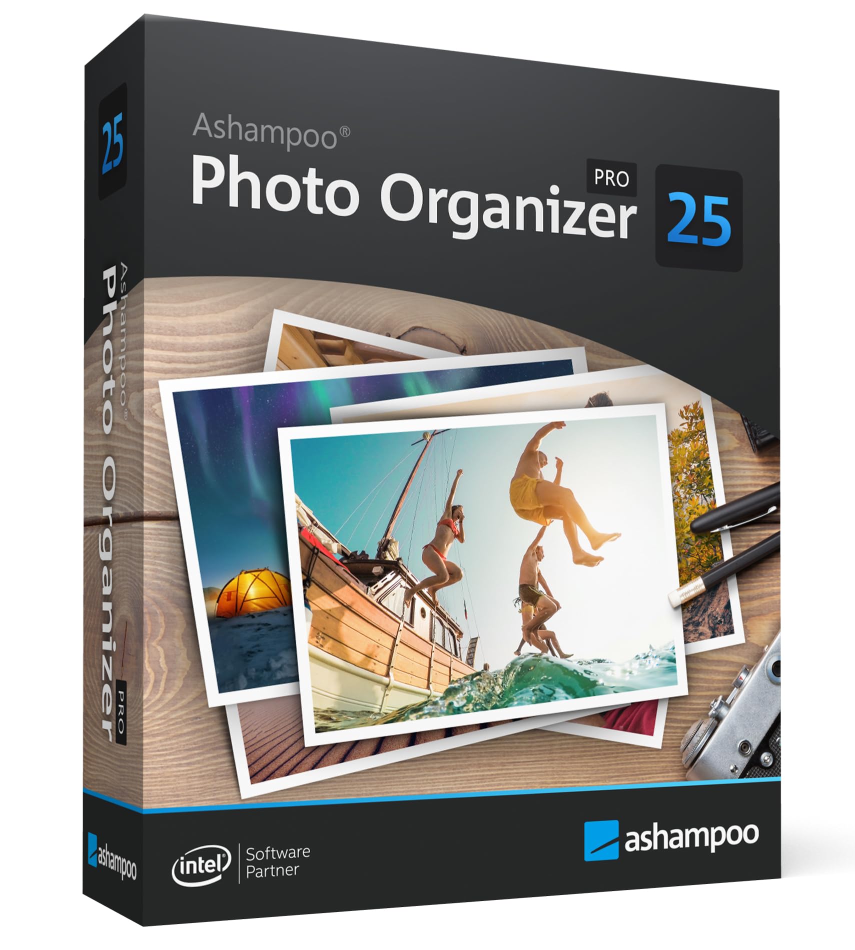 Photo Organizer Pro 25 - Fotoverwaltungssoftware, automatisches Sortieren, smartes Bewerten, Schlagworte, Bilder Bearbeiten für Win 11, 10