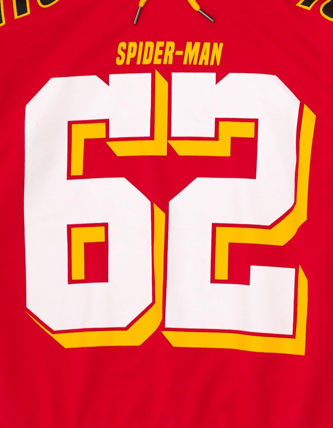 Marvel Spider-Man Deadpool Men's French Terry Drop Shoulder Pullover Hoodie Adult Sizes (X-Small - 2XL)