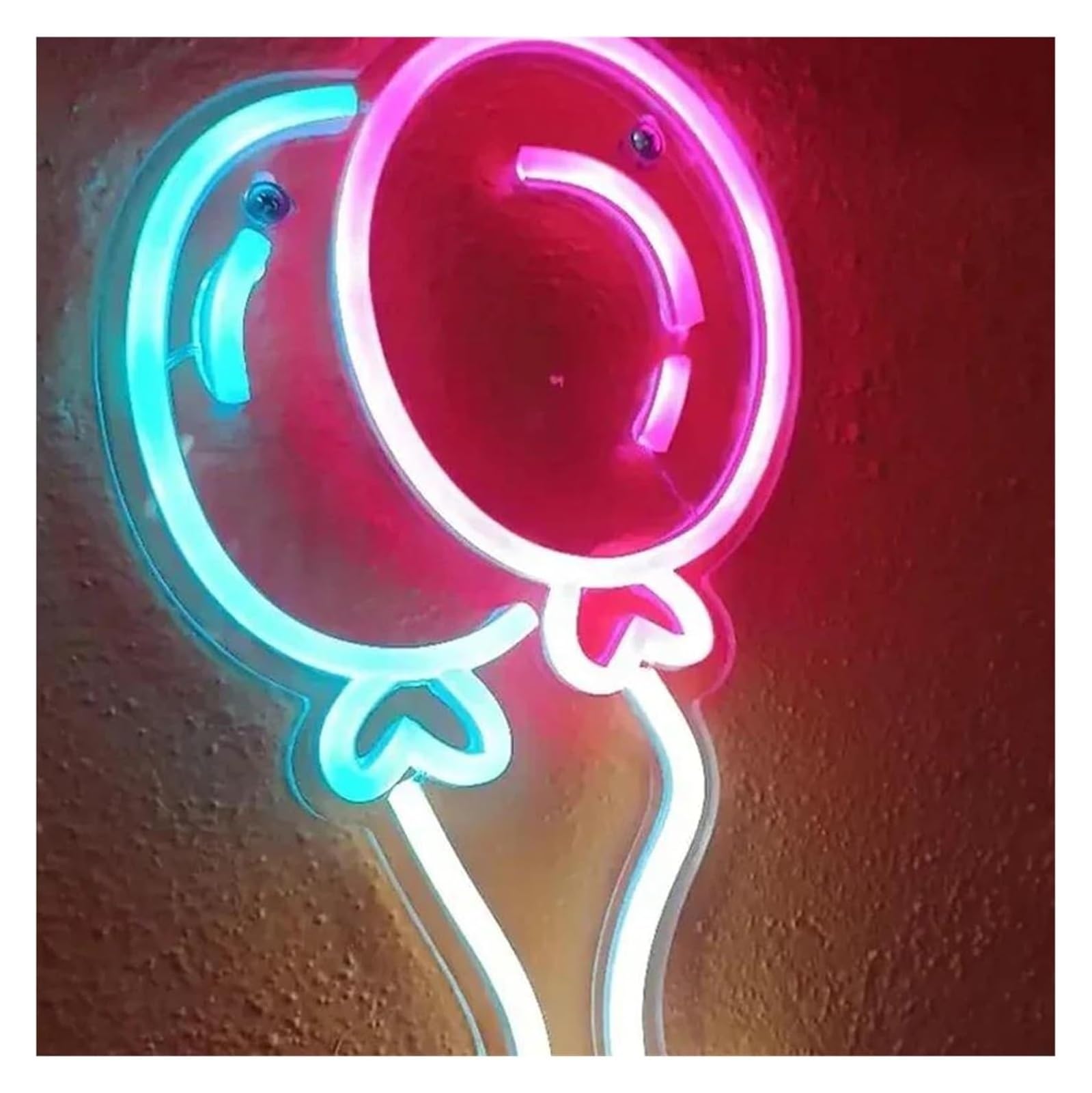 Ideas creativas para regalos con letreros de neón Lindo panel de globos para letrero neón, para ideal para decoración habitaciones, para fiestas en el hogar, bodas y tiendas