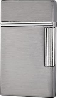 Side dial Ignition Lighter Classic Flip Lighter Windproof Lighter Soft Flame Candle Lighter refillable Butane Flint Metal Grinding Wheel Cigar Cigarette Lighters (Color : 1)