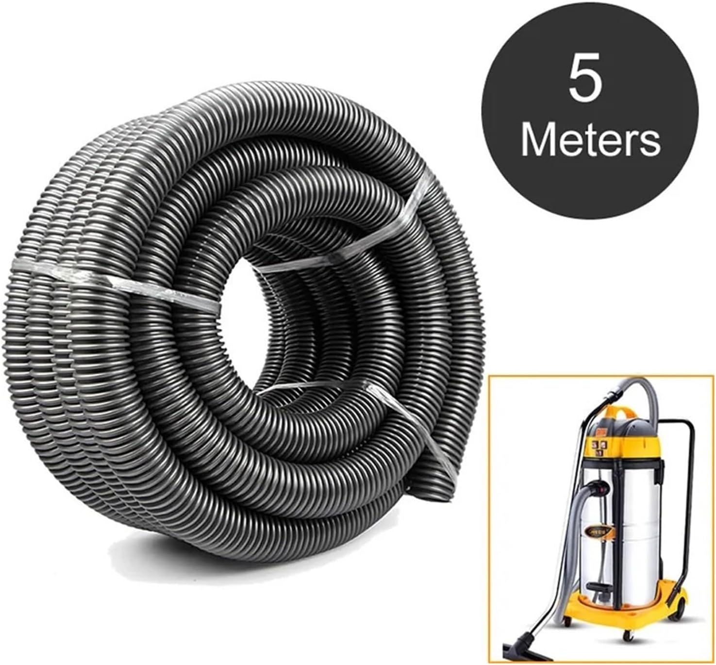 Industrial Vacuum Cleaner Thread Hose/pipe/tube,inner 50mm,5M Long,water Absorption Machine,straws,durable,vacuum Cleaner Parts