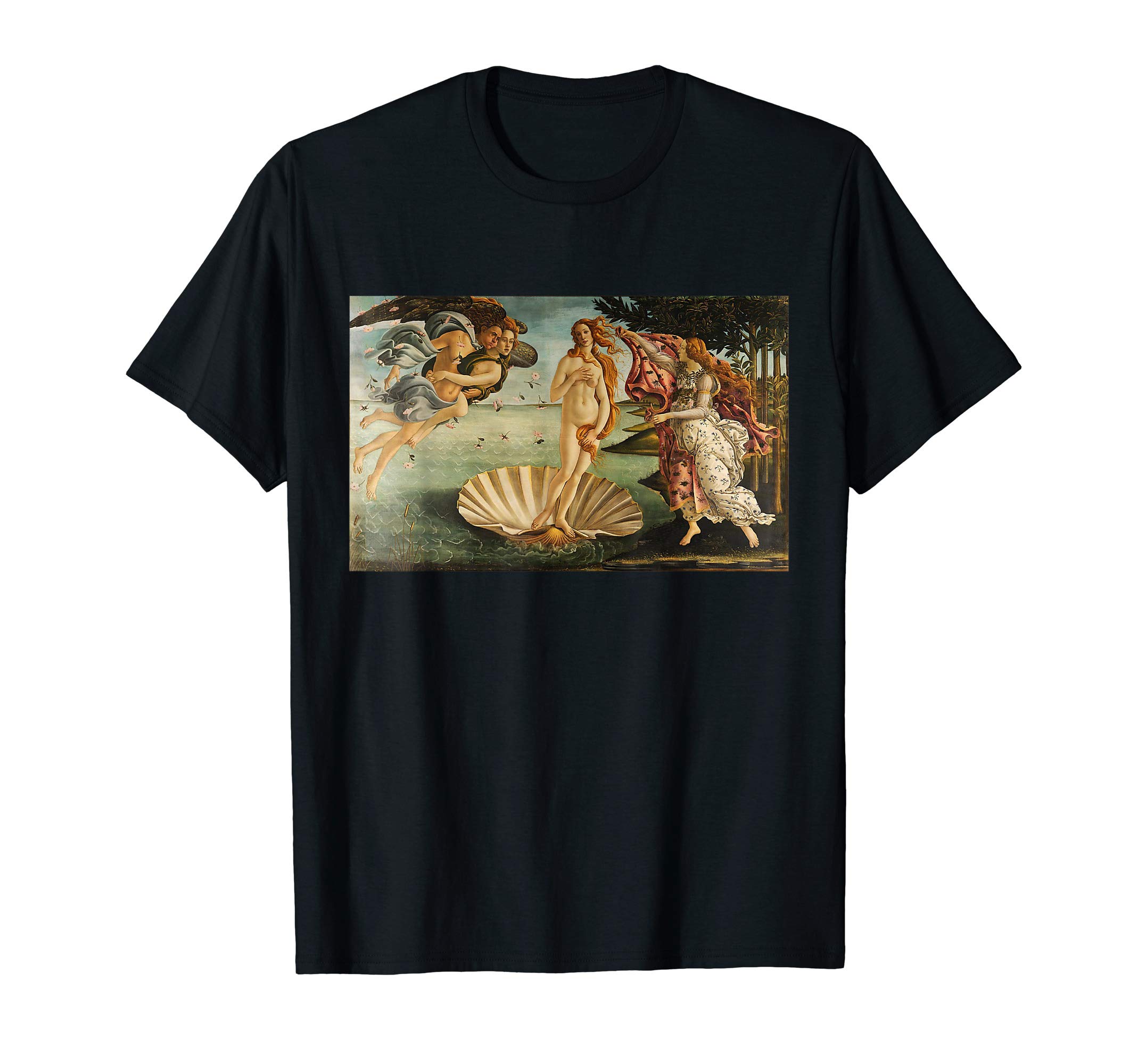 Great Art The Birth of Venus PaintingThe Birth of Venus Painting by Sandro Botticelli T-ShirtOEKO-TEX STANDARD 100