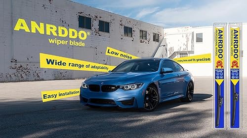 Miniatura 7 de Limpiaparabrisas de repuesto, reemplazo de equipo original, juego de 3 limpiaparabrisas de 26, 17 y 14 pulgadas, compatible con brazo tipo gancho en