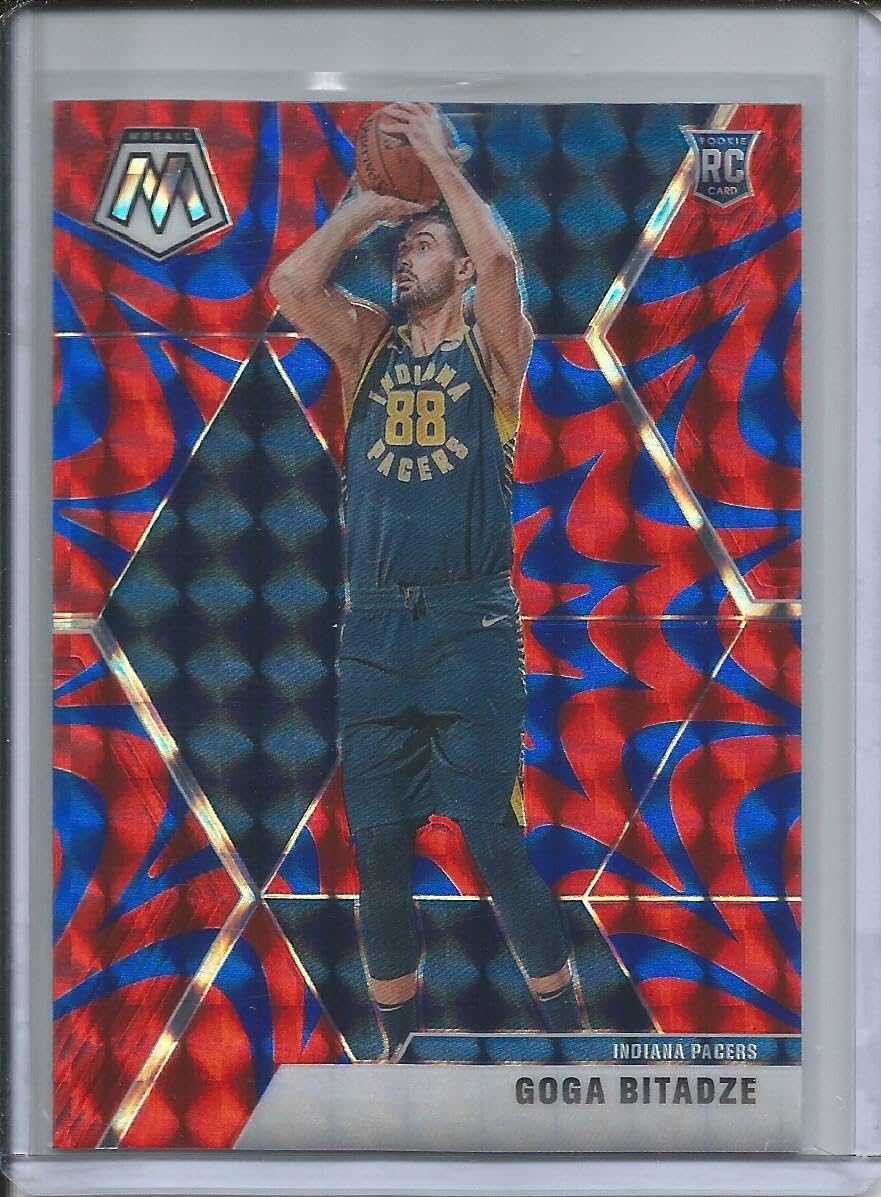 Goga Bitadze 2019-20 Panini Mosaic Reactive Prizm Rookie Rc Pacers #225 - Basketball Cards