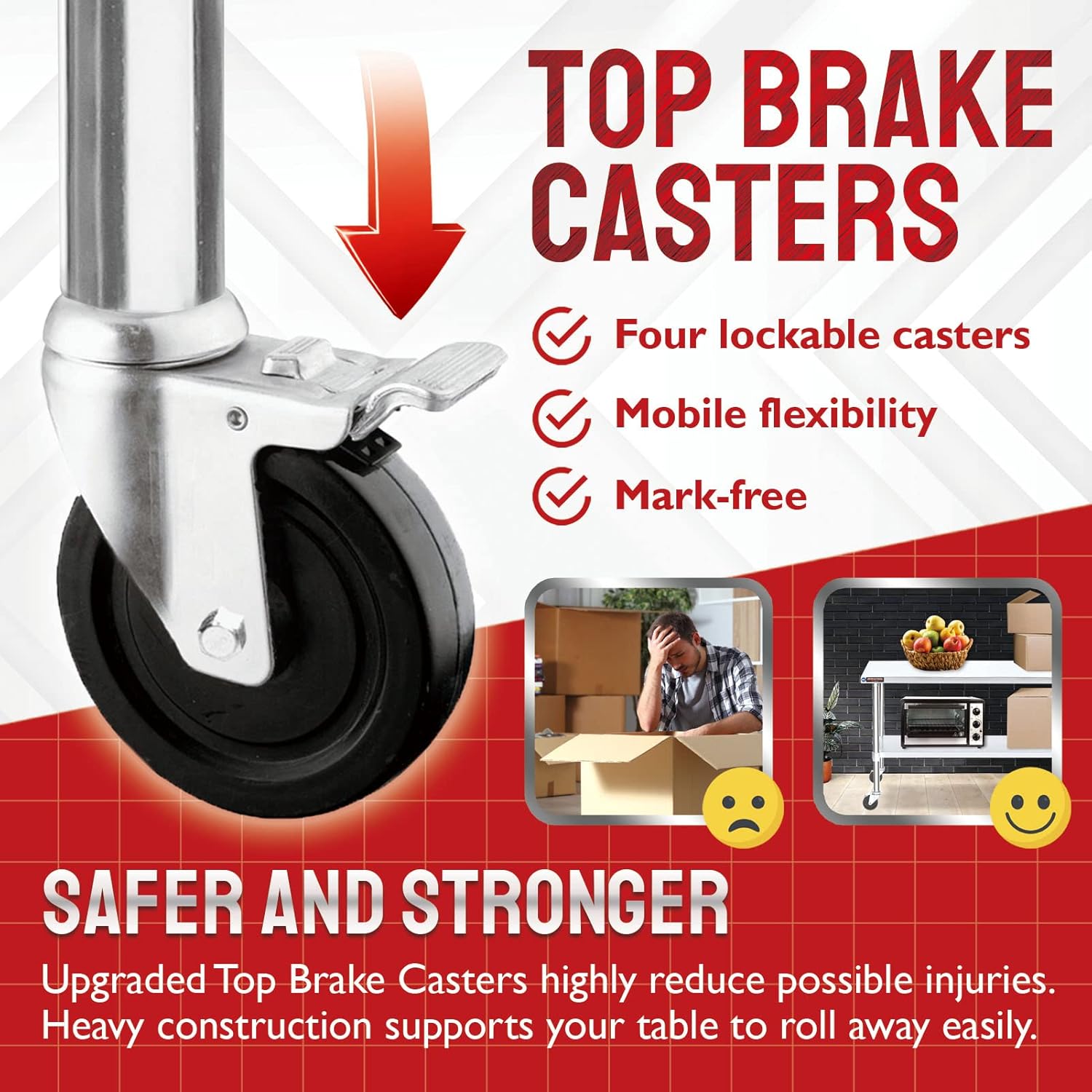 Super Sale 🛒 Food Prep Stainless Steel Table - DuraSteel 24 x 36 Inch Metal Table Cart - Commercial Workbench with Caster Wheel - NSF Certified - For Restaurant, Warehouse, Home, Kitchen, Garage Exclusive Discount 🔥 Food Prep Stainless Steel Table - DuraSteel 24 x 36 Inch Metal Table Cart - Commercial Workbench with Caster Wheel - NSF Certified - For Restaurant, Warehouse, Home, Kitchen, Garage