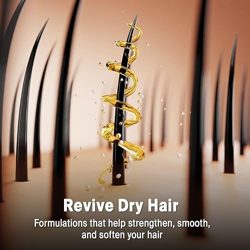 Miniatura 7 de INFINA ESSENTIALS Juego de champú y acondicionador de aceite de árbol de té, enriquecido con biotina, ginseng y aceite de argán, limpieza profunda,