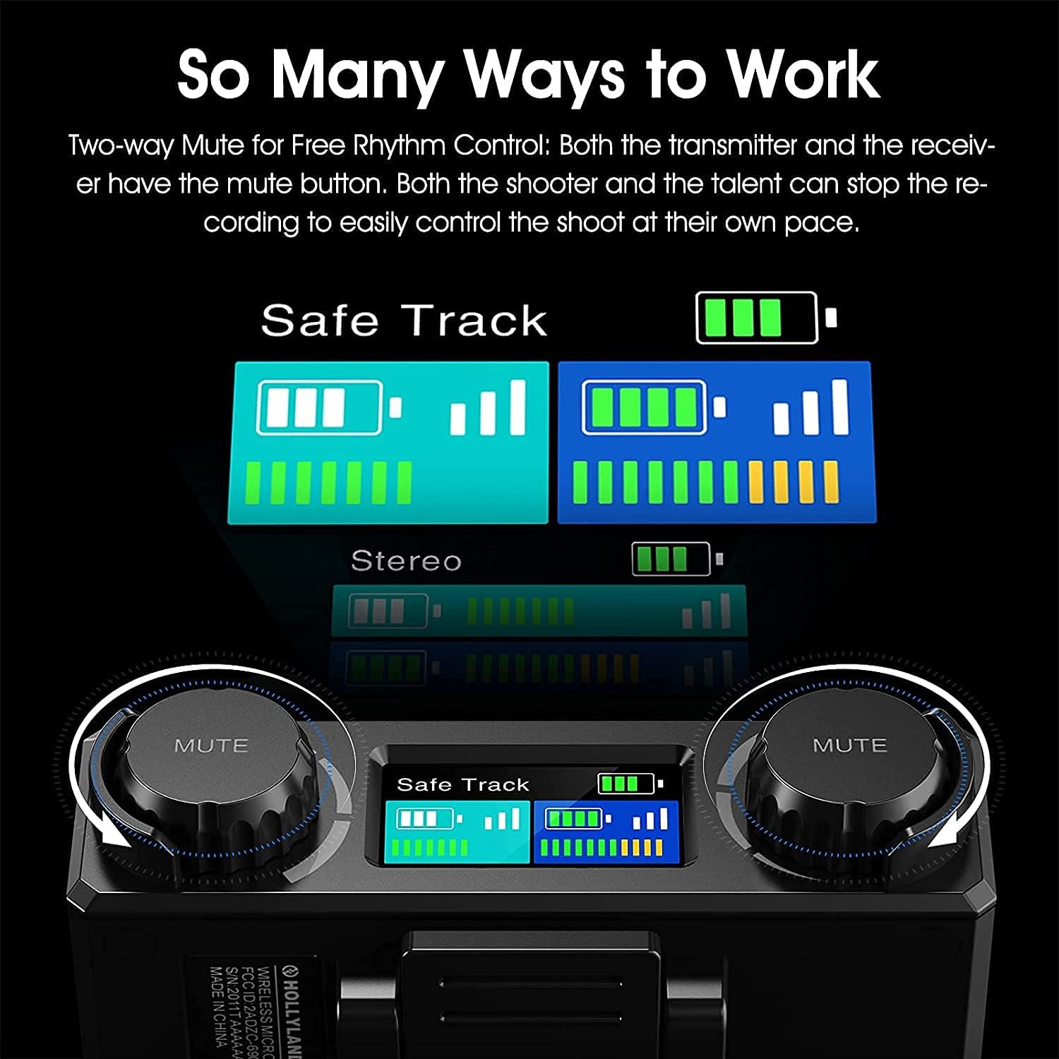 HollyView Hollyland Lark 150 full kit contents