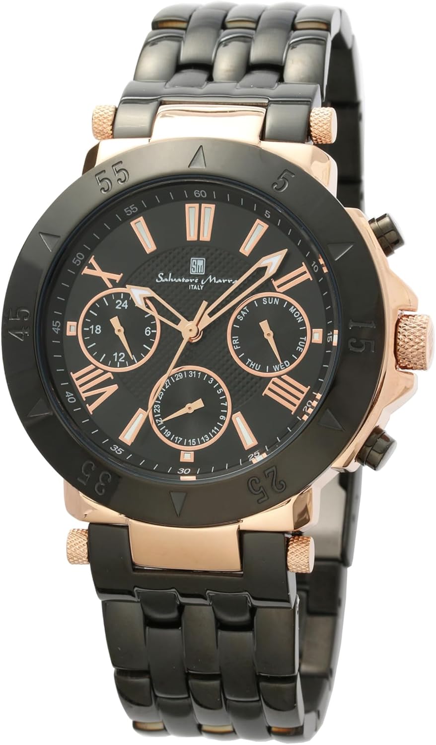 サルバトーレマーラ] ステンレススチール マルチカレンダー SM22108