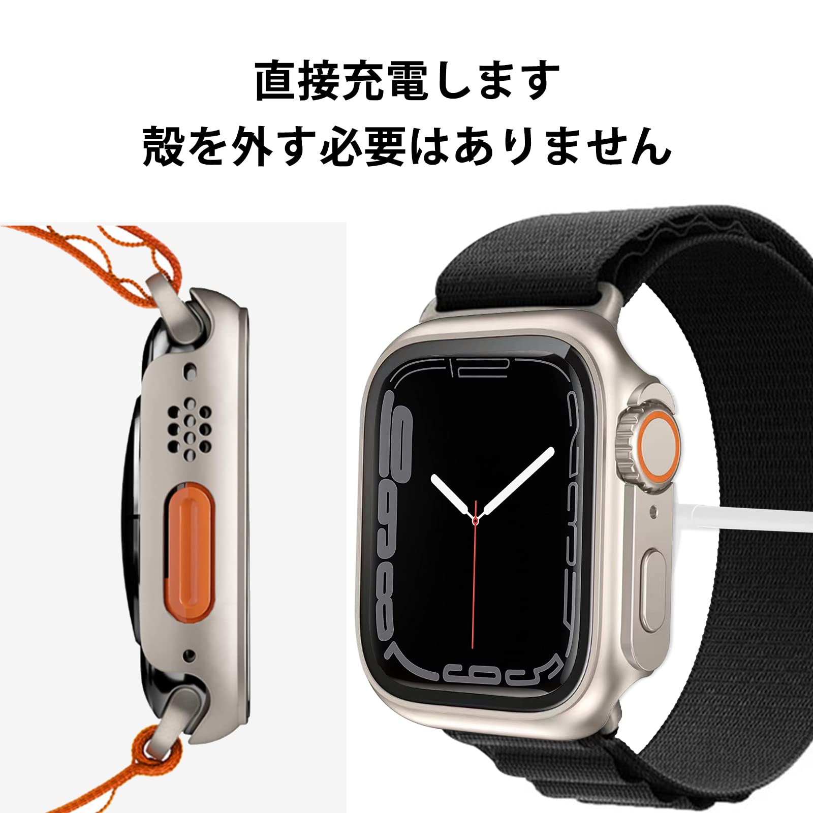 Amazon.co.jp: TEMEDO 対応 Apple Watch ケース 44mm 対応 アップル 