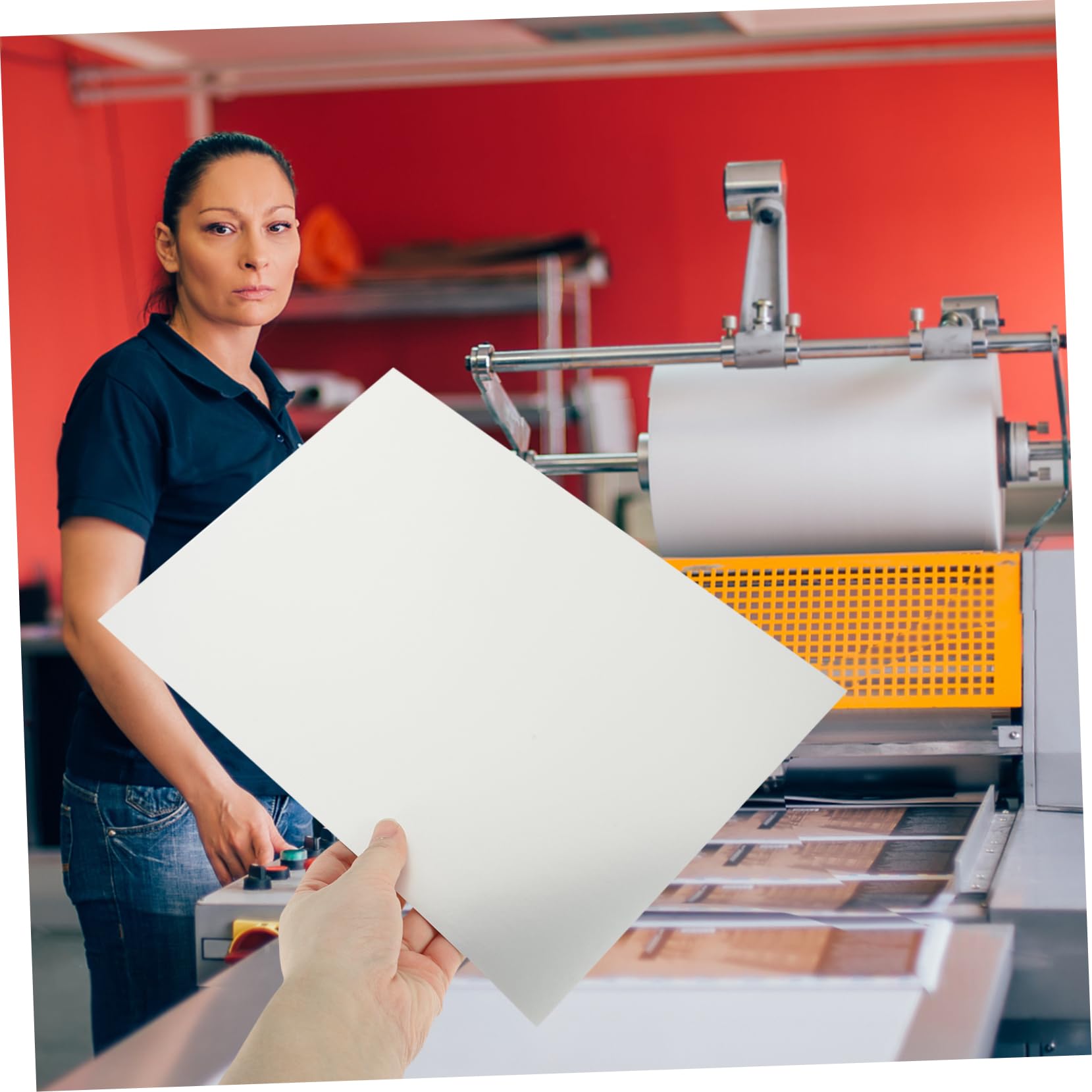 60feuilles Papier Étiquettes Autocollantes Imprimables Vierges Pour Imprimante Grandes Étiquettes Postales