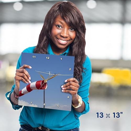 Miniatura 5 de Danita DelimontAviaciónGlider, viento Calcetín, Aviation, aeropuerto, Santiago, ChileSA05dwa0059David WallReloj de pared