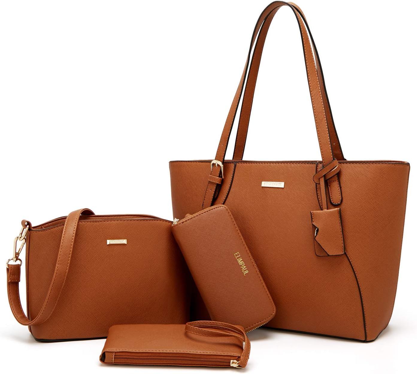 Women Fashion Handbags Wallet Tote Bag Shoulder Bag Top Handle Satchel Purse Set 4pcs