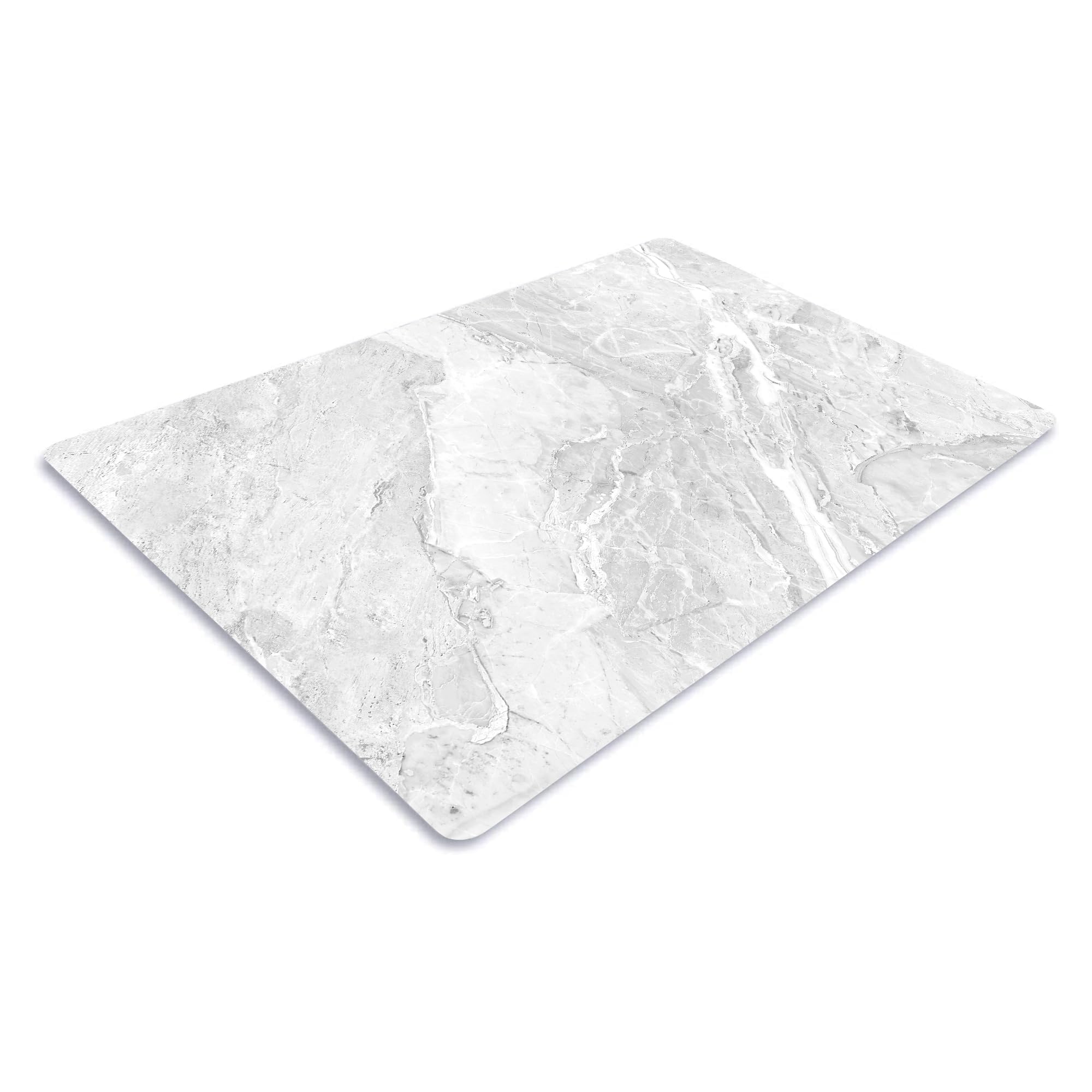 Chopping Board-Catering Cutting Set-Kitchen Board-Glass Worktop Savers-Sink Chopping Board-Large-Worktop Protectors Heat Resistant-Marble Effect Grey (Design 8, 40 x 30 cm (Pack of 1)) — view 33