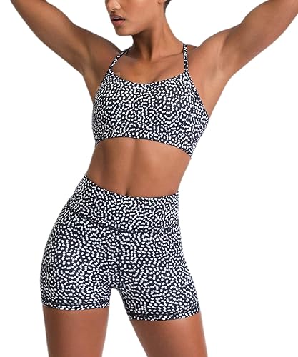 IWEMEK Women's Workout Sets 2 Piece Yoga Outfits High Waisted