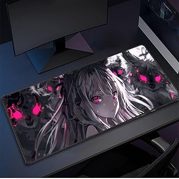 可愛い❤️ アニメ　マウスパッド　少し印刷スレあり Amazon.co.jp: ゲーミングマウスパッドアニメエロマンガセンス