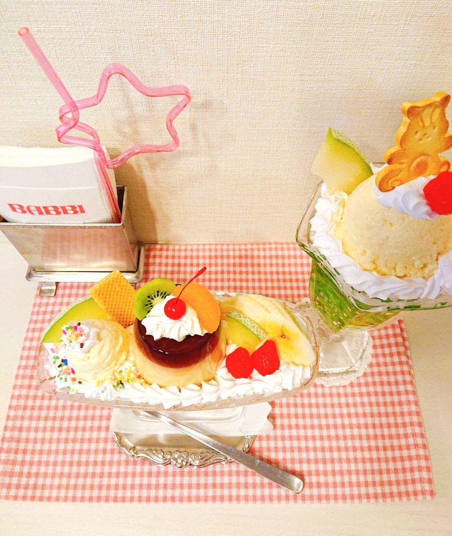 昭和レトロ 純喫茶の大きいプリンアラモード 食品サンプル Amazon.co.jp: 昭和レトロ 純喫茶のプリンアラモード 食品サンプル