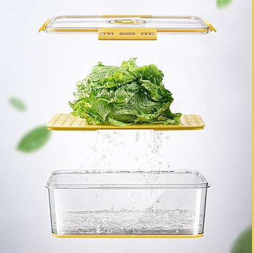 Miniatura 3 de Recipientes herméticos para tocino con tapas, almacenamiento prémium de corte en frío para queso, carne delicatessen, galletas y preparación de