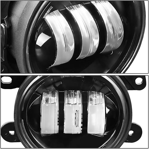 Miniatura 4 de DNA MOTORING FL-ZTL-312-CH Proyector LED antiniebla compatible con carga 11-1410-19 Journey14-18 Cherokee