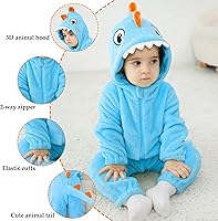 Vista 10 de TONWHAR Baby Boy's Girl's Animal Bodysuit Infant And Toddler's Romper Jumpsuit Halloween Costume Partywear Mono marrón