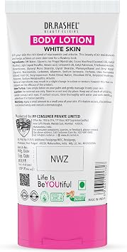 DR.RASHEL WHITE SKIN BODY LOTION | SKIN WHITENING | WITH NIACINAMIDE & ARBUTIN -100ml