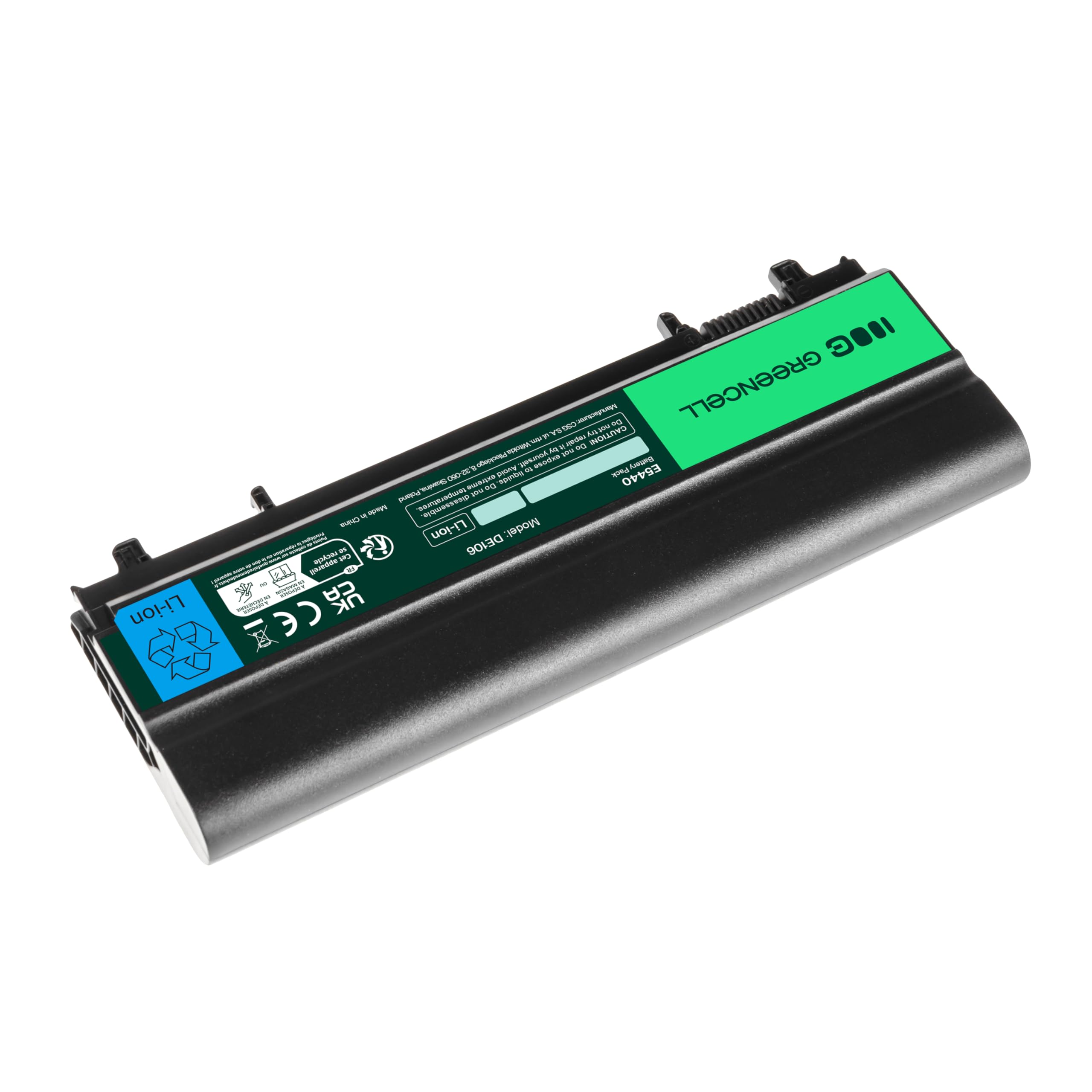 Green Cell Extended Serie 1N9C0 N5YH9 7W6K0 9TJ2J 451-BBID VV0NF Batteria per Portatile Dell Latitude E5440 E 5540 P44G P44G001 (9 Pile 6600mAh 11.1V Nero)
