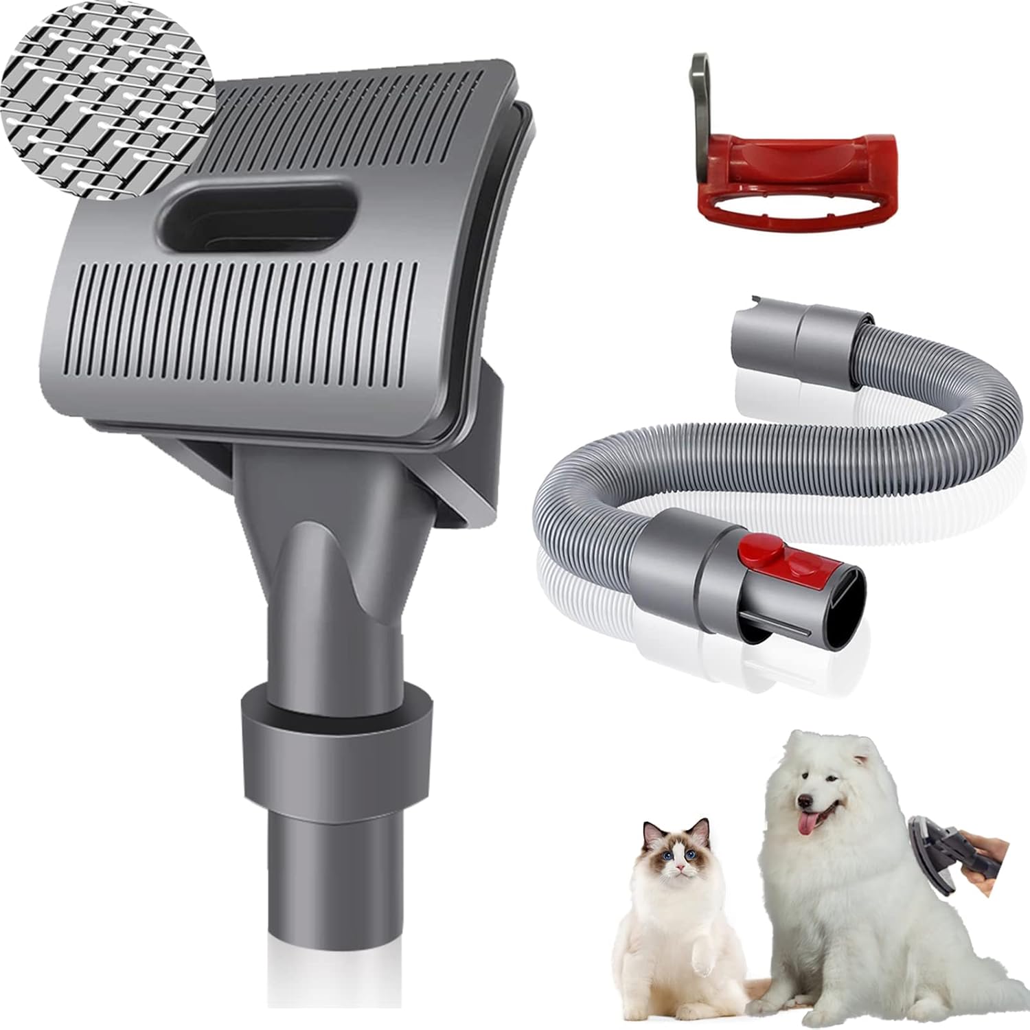 BTRUI Groom Tool Attachments for Dyson Pet Brush