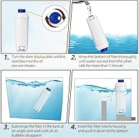 Vista 6 de Filtro de agua para máquina de café compatible con filtro Delonghi DLSC002, ECAM, ESAM, ETAM, BCO, EC, EC680, EC800, filtro para máquina de café