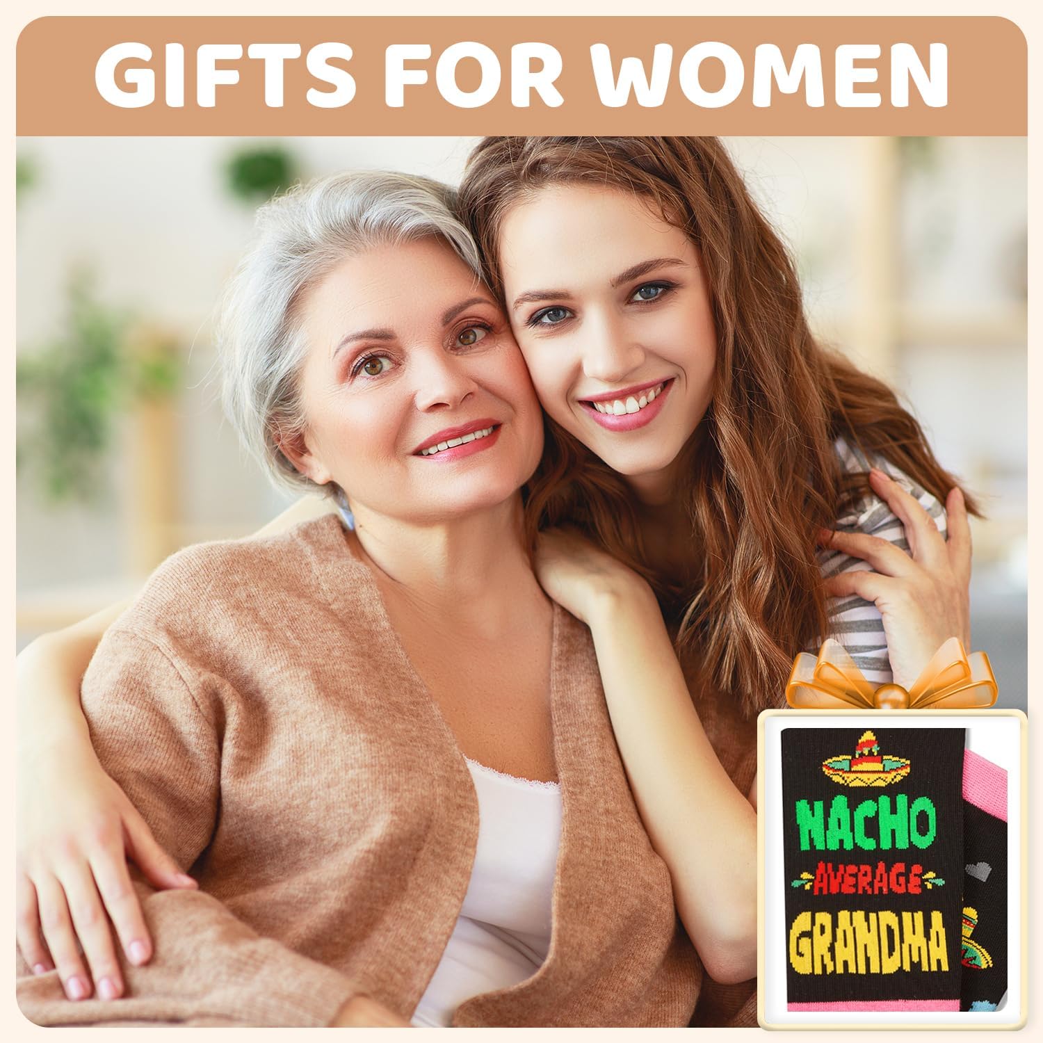 HAPPYPOP Mothers Day Gifts - Mother Daughter Sister in Law Socks, Aunt Niece Sister Socks - Image 6