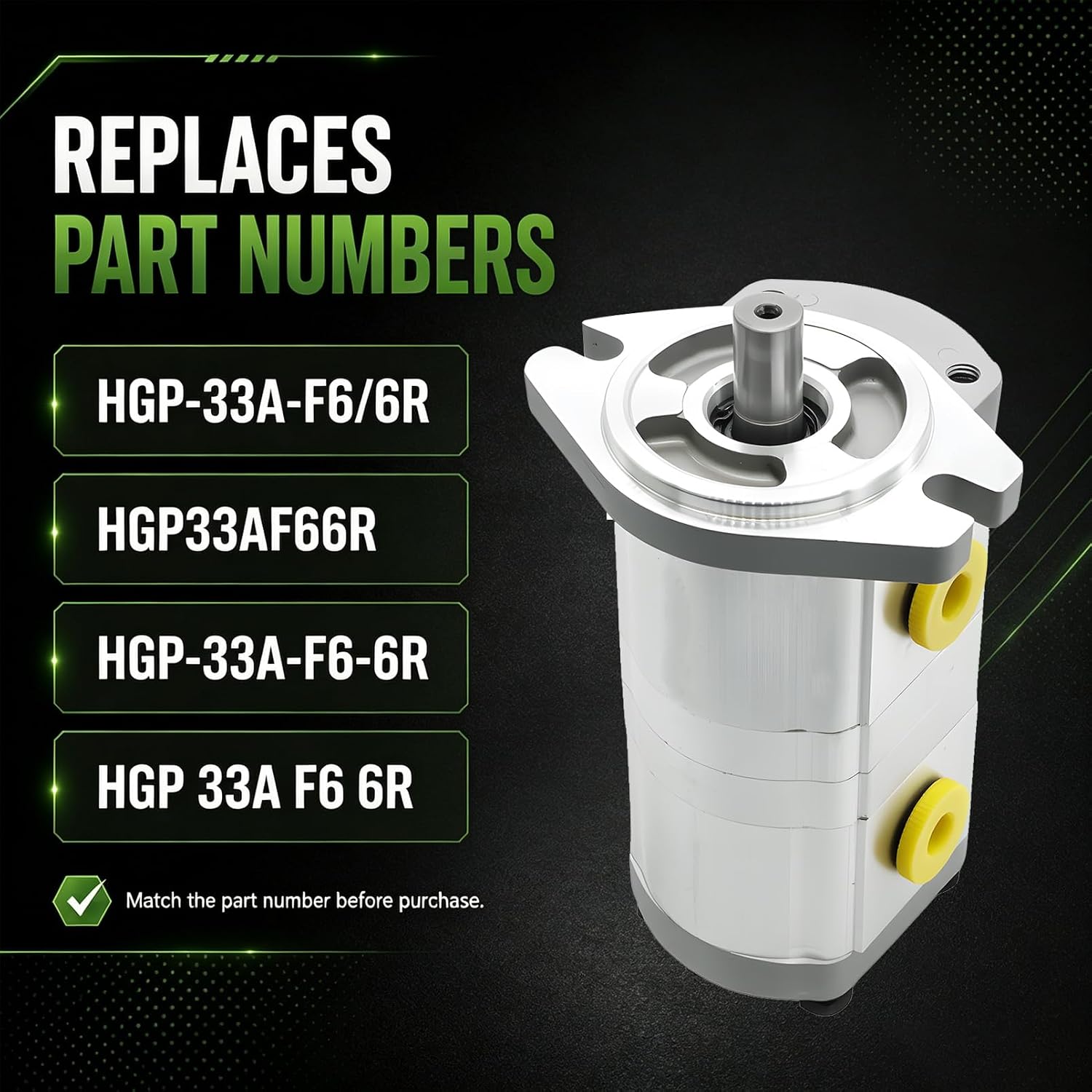 HGP 33A F6 6R Hydraulic Gear Pump
