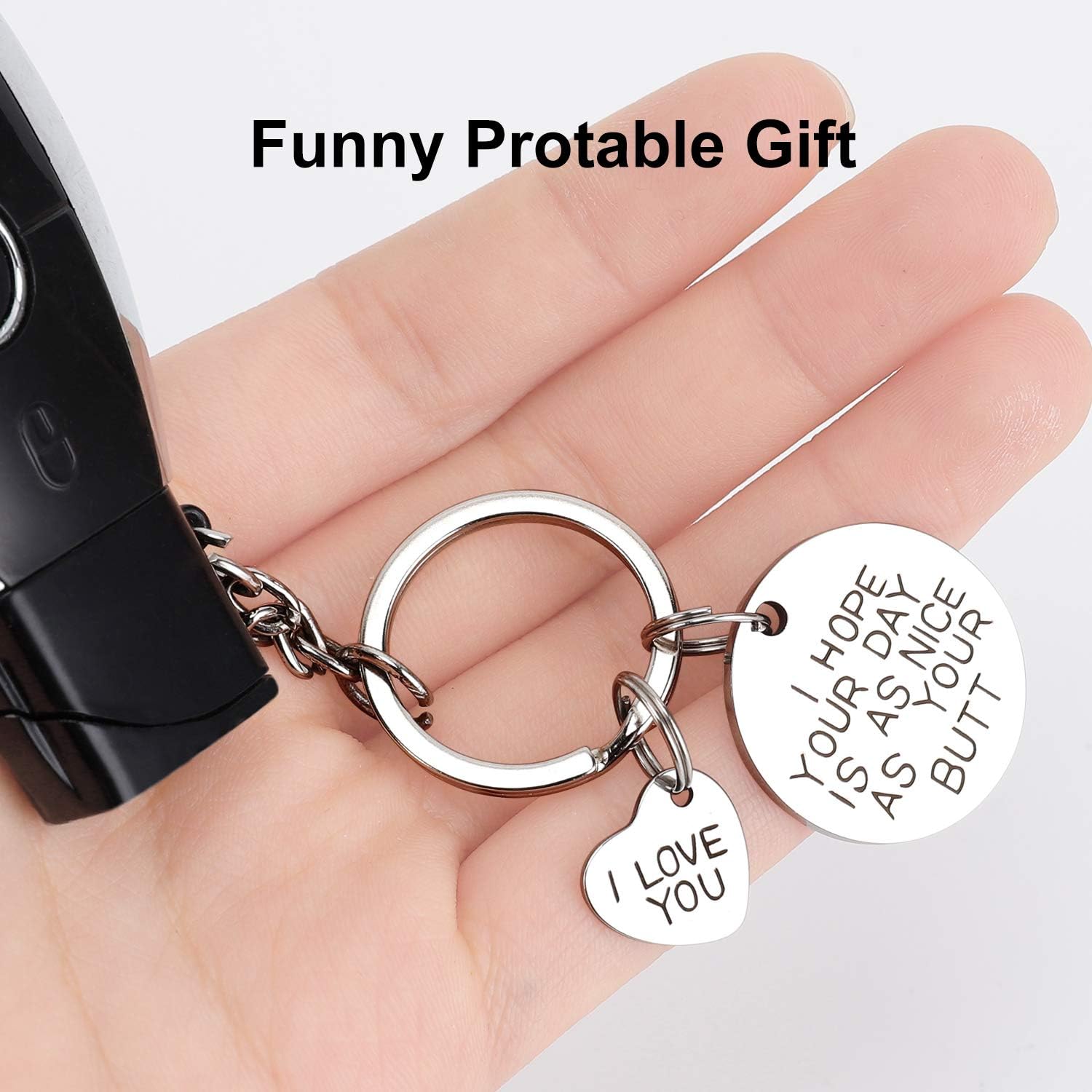 Boyfriend Keychain Gift for Girlfriend, Boyfriend,BFF, Wife, Husband, Novelty Keychain Gift for Birthday, Aniversity
