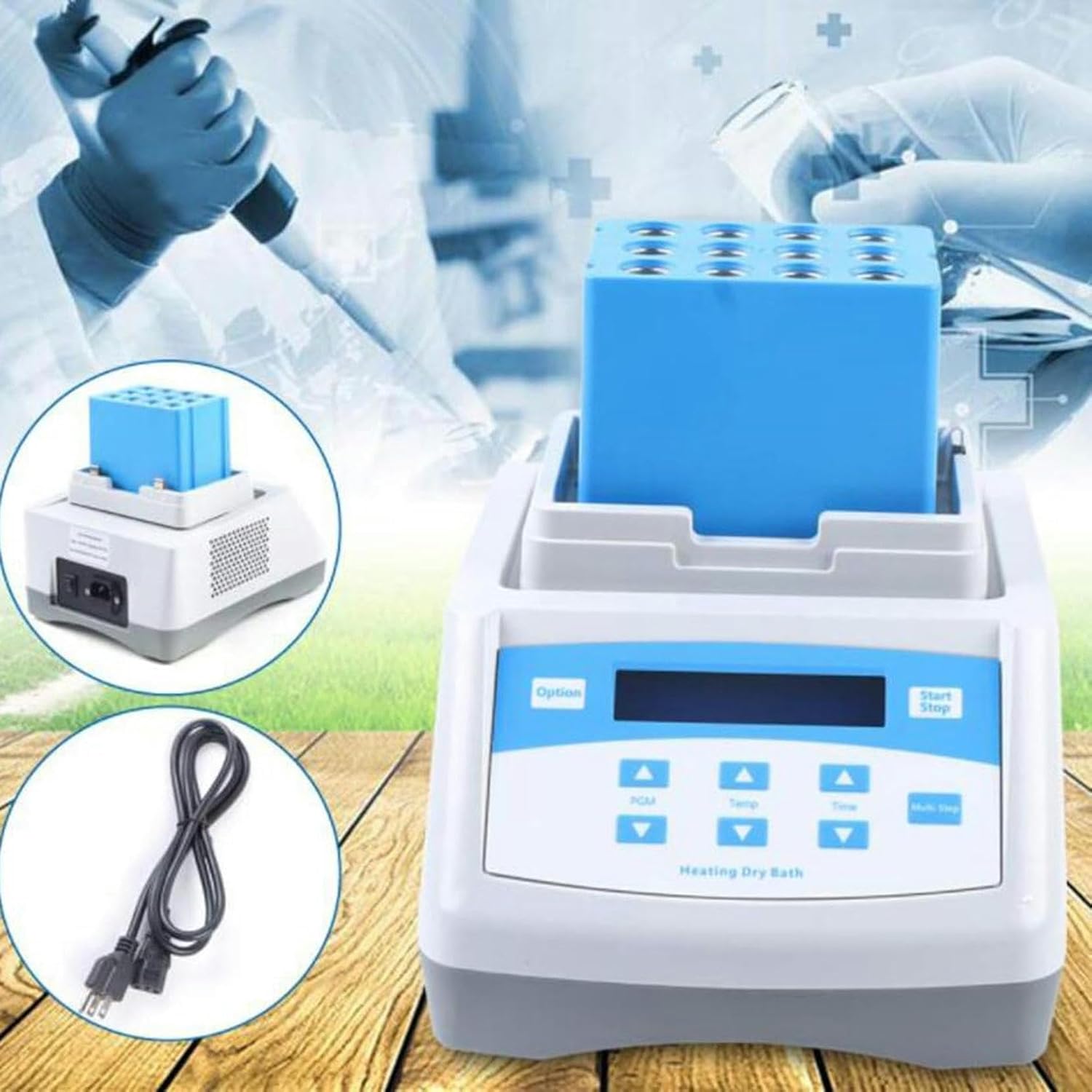 FLTRGO Portable Gel Heating Machine, 12 X 5 Ml PRP PPP Gel Maker Heating Plasma Bio Filler Gel Making Machine with Digital Display