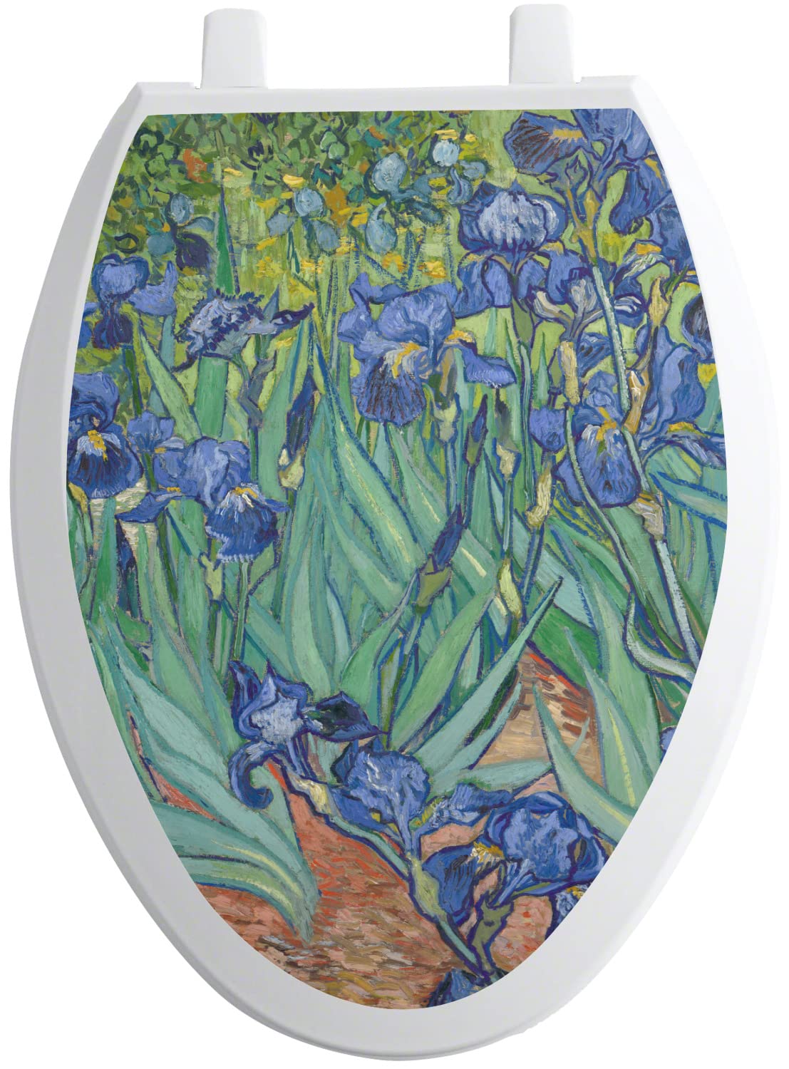 YouCustomizeIt Irises (Van Gogh) Toilet Seat Decal - Elongated