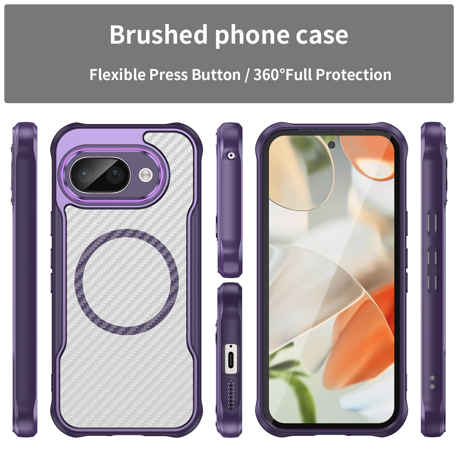 Havilah for Google Pixel 9a Carbon Fiber Texture Compatible with