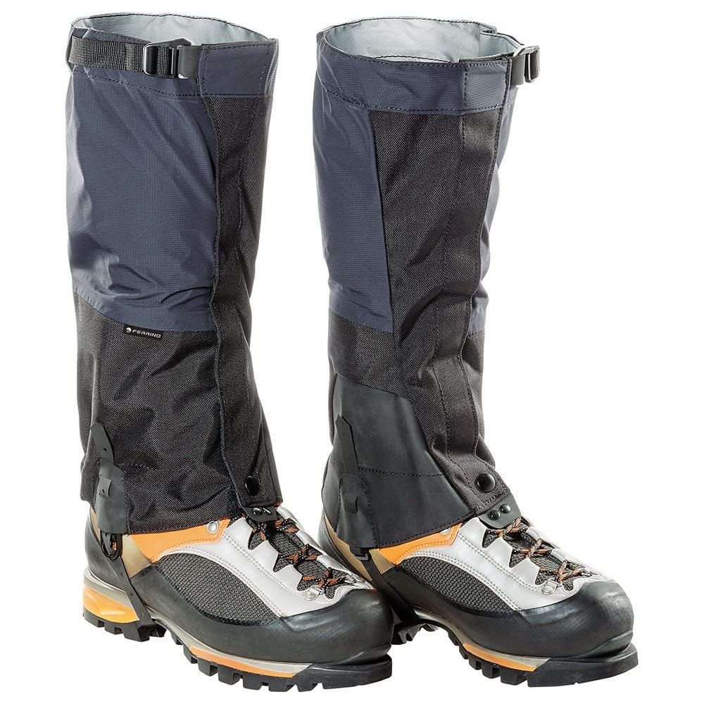 Ferrino 85027HCCSM – Unisex Adult Gaiters, Black, Size S