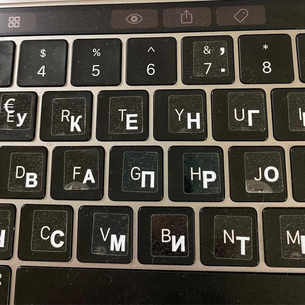 Russisch/Oekraïne Toetsenbord Brief Sticker Toetse... – Vicedeal